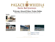 Tablet Screenshot of palaceonwheels.net