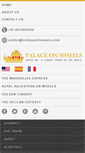 Mobile Screenshot of palaceonwheels.co.uk